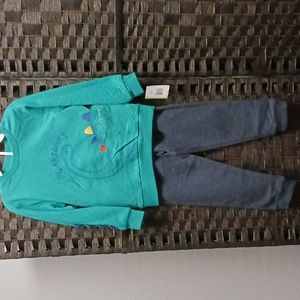 Little Me Dinosaur outfit roarsome! 4t NWT